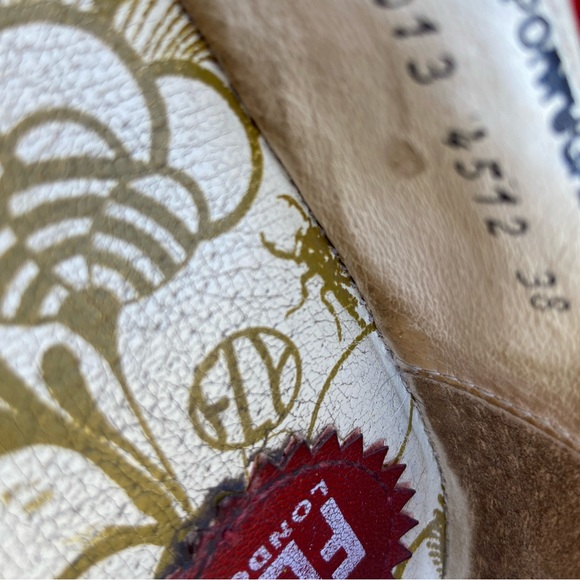 Fly London peep toe wedges - Picture 7 of 9